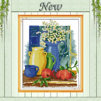 Kitchen drawing,11CT counted print on canvas DMC 14CT Cross Stitch kit,DIY embroider needlework Set,fruit vase Crafts Home Decor
Kitchen drawing,11CT counted print on canvas DMC 14CT Cross Stitch kit,DIY embroider needlework Set,fruit vase Crafts Home Decor