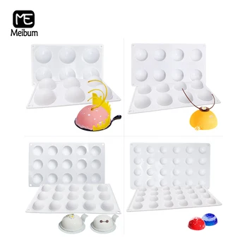 Meibum 4 Style Hemisphere Shape Silicone Mold DIY Muffin Chocolate Cake Mould Mousse Dessert Pastry Modle Kitchen Baking Tools
Meibum 4 Style Hemisphere Shape Silicone Mold DIY Muffin Chocolate Cake Mould Mousse Dessert Pastry Modle Kitchen Baking Tools