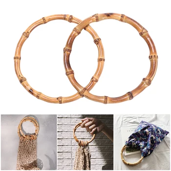 Fashion Round Shape Bamboo Handle DIY Handbag Accessories Natural Handmade Environmental Protection Women Vintage Bag Hanger
Fashion Round Shape Bamboo Handle DIY Handbag Accessories Natural Handmade Environmental Protection Women Vintage Bag Hanger