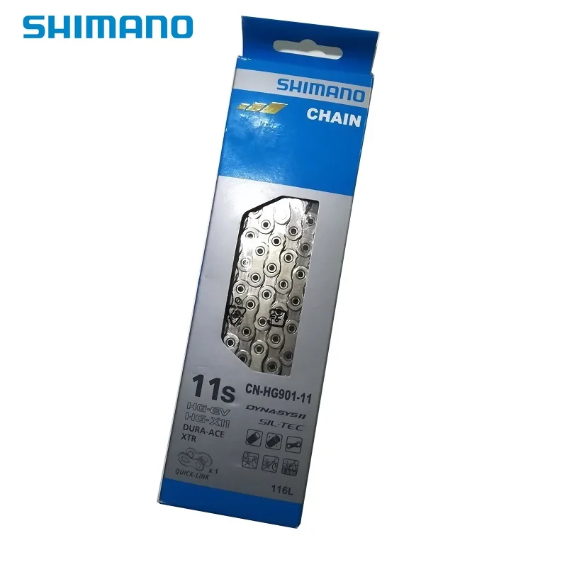 Shimano 11 Speed Chain CN-HG901-11 With Quick-Link MTB Mountain Bike Road Bicycle 11S Chain Product of japan
Shimano 11 Speed Chain CN-HG901-11 With Quick-Link MTB Mountain Bike Road Bicycle 11S Chain Product of japan
