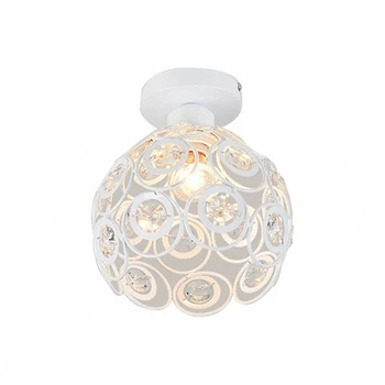 E27 White Creative Crystal Minimalist Ceiling Light Simple Ceiling Lamp Bedroom Alley Simple European Iron Lamp Crystal Lights
E27 White Creative Crystal Minimalist Ceiling Light Simple Ceiling Lamp Bedroom Alley Simple European Iron Lamp Crystal Lights