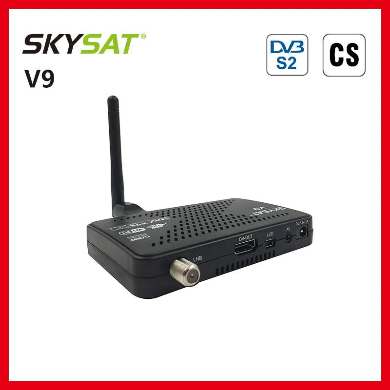 SKYSAT V9 Mini HD Satellite Receiver support CCCamd Cline Newcamd Powervu Biss WiFi 3G Youtube mini DVBS2 Receptor Set Top Box
SKYSAT V9 Mini HD Satellite Receiver support CCCamd Cline Newcamd Powervu Biss WiFi 3G Youtube mini DVBS2 Receptor Set Top Box