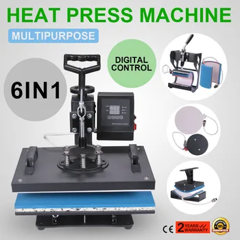 Semi-automatic 6 In1 Digital Heat Press Machine 12" x 15" Swing Away Heat Press Transfer Sublimation DIY T-Shirt Mug Hat Plate
Semi-automatic 6 In1 Digital Heat Press Machine 12" x 15" Swing Away Heat Press Transfer Sublimation DIY T-Shirt Mug Hat Plate