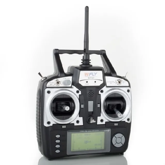 RC Transmitter Original WFLY WFT07 Channel 2.4GHz Remote Controller WFR07S 2.4GHz 7ch receiver For Rc Airplane boat helicopter
RC Transmitter Original WFLY WFT07 Channel 2.4GHz Remote Controller WFR07S 2.4GHz 7ch receiver For Rc Airplane boat helicopter