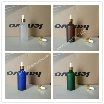 100ml frosted clear/green/brown/blue glass bottle with shiny gold ring(lines) black/white rubber cap,essential oil bottle.
100ml frosted clear/green/brown/blue glass bottle with shiny gold ring(lines) black/white rubber cap,essential oil bottle.