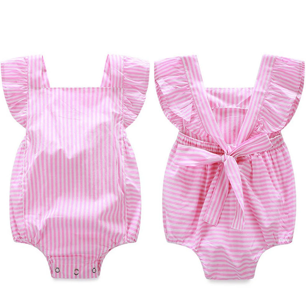 US STOCK Pink Striped Baby girls Bodysuits new arrival Summer Baby girl Clothes Infant Jumpsuit Outfits Newborn Baby Clothing
US STOCK Pink Striped Baby girls Bodysuits new arrival Summer Baby girl Clothes Infant Jumpsuit Outfits Newborn Baby Clothing