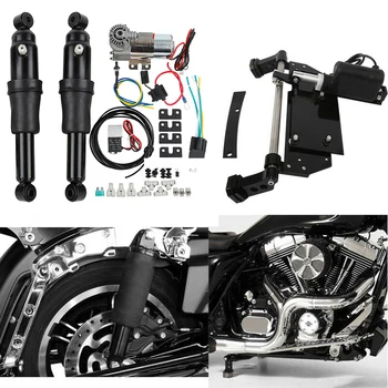 Motorcycle Rear Air Ride Suspension Electric Center Stand For Harley Touring Road King Electra Glide Street Glide 2009-2016
Motorcycle Rear Air Ride Suspension Electric Center Stand For Harley Touring Road King Electra Glide Street Glide 2009-2016