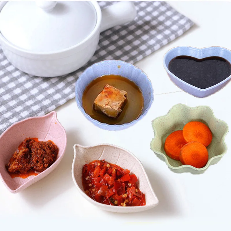 1PC Household dish Soy Tomato Sauce Salt Vinegar Flavor Spices Plate Wheat Straw Seasoning Dish Tableware Small Breakfast dish
1PC Household dish Soy Tomato Sauce Salt Vinegar Flavor Spices Plate Wheat Straw Seasoning Dish Tableware Small Breakfast dish