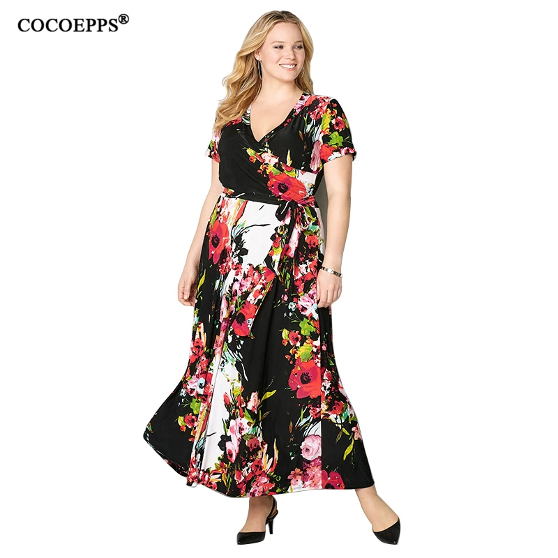 5XL 6XL 2018 Floral Printing Long Dress Big Size Summer Vintage Women Dress Plus Size Maxi Female Vestidos Beach Chiffon Dresses
5XL 6XL 2018 Floral Printing Long Dress Big Size Summer Vintage Women Dress Plus Size Maxi Female Vestidos Beach Chiffon Dresses