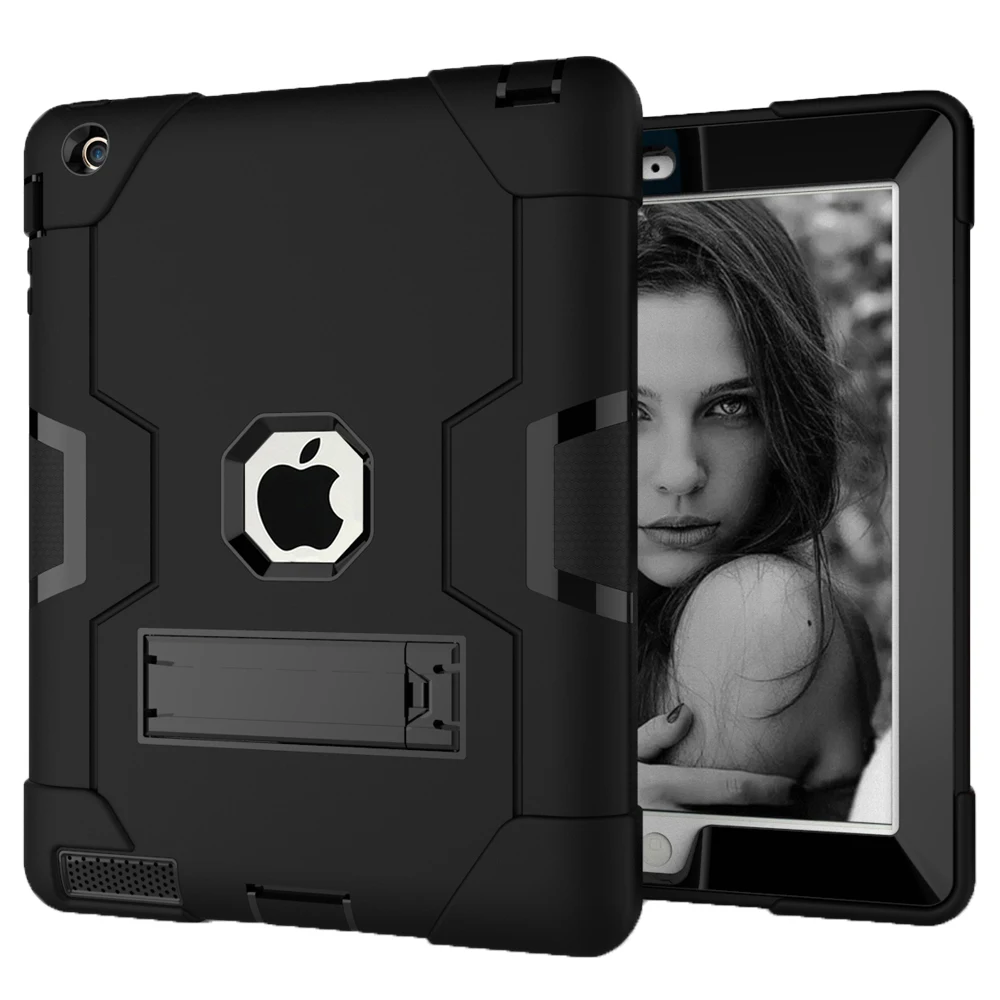 Case For Apple iPad 2/3/4,Shock-Absorption Three Layer Armor Defender Full Body Protective Case For iPad 4
Case For Apple iPad 2/3/4,Shock-Absorption Three Layer Armor Defender Full Body Protective Case For iPad 4