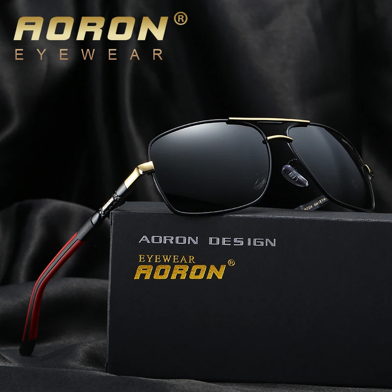 AORON Men Polarized Sunglasses Men Brand Original Design Metal Frame Rectangle Lens UV400 Glasses Eyewear
AORON Men Polarized Sunglasses Men Brand Original Design Metal Frame Rectangle Lens UV400 Glasses Eyewear