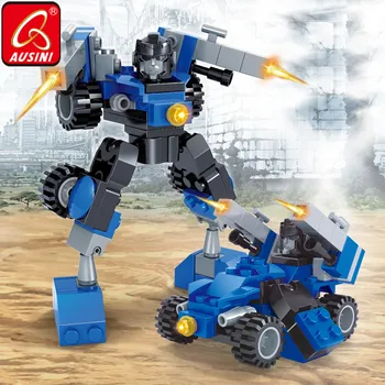AUSINI Transformation Building Blocks Designer Fighter Truck Tank Figure Robot Toys for Boy Enlighten Playthings Kid Model Brick
AUSINI Transformation Building Blocks Designer Fighter Truck Tank Figure Robot Toys for Boy Enlighten Playthings Kid Model Brick