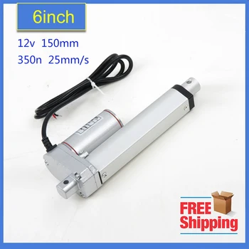 DC12V 150mm/6in Stroke 350N/77Lbf Load Force 25mm/s No-Load Speed DC24V Multi-function Linear Actuator Motor free shipping
DC12V 150mm/6in Stroke 350N/77Lbf Load Force 25mm/s No-Load Speed DC24V Multi-function Linear Actuator Motor free shipping