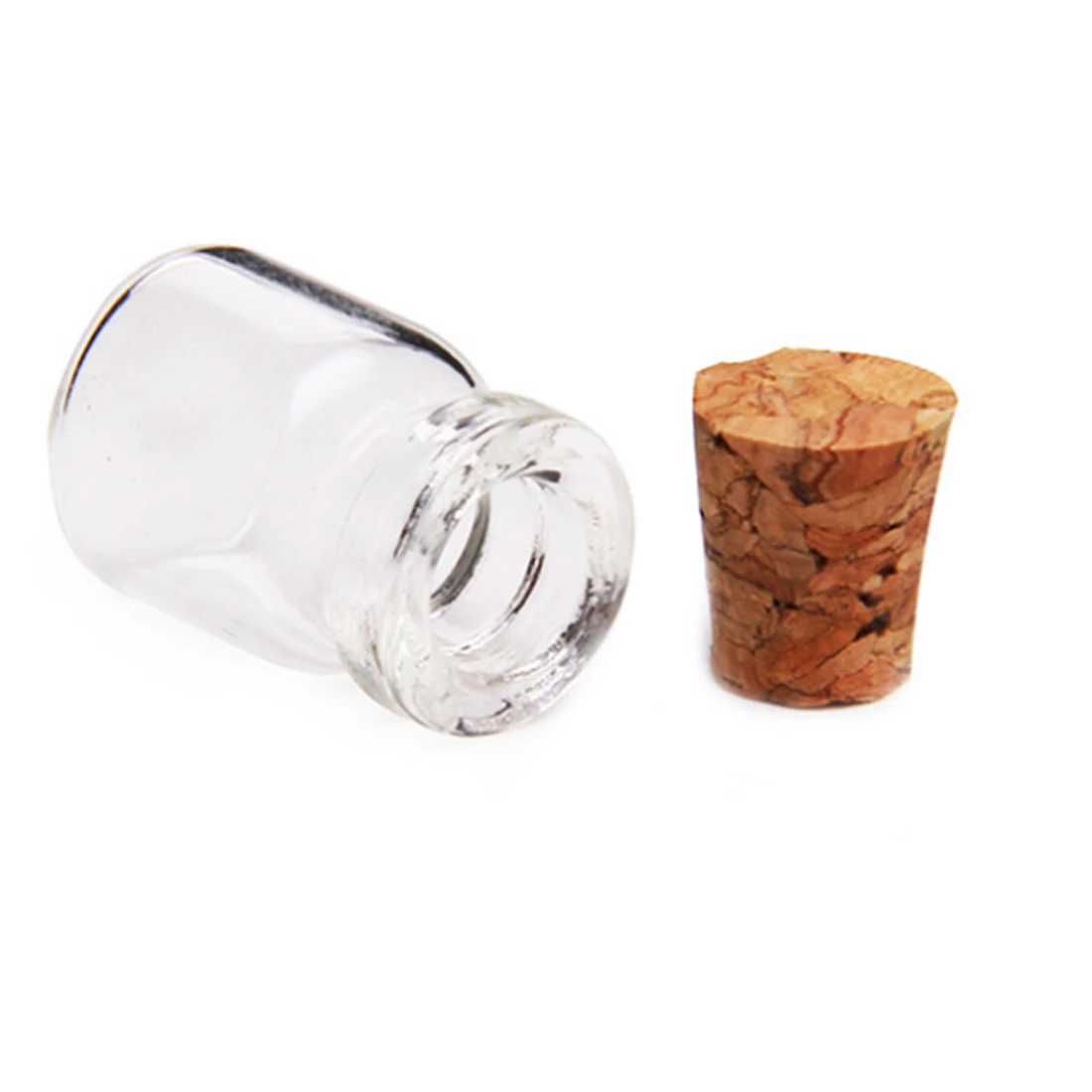 Hot 20Pcs 13*18MM 0.8ML Glass Bottles Empty Sample Bin Jars with Cork Stoppers DIY Craft Decoration Dropshipping - Transparent
Hot 20Pcs 13*18MM 0.8ML Glass Bottles Empty Sample Bin Jars with Cork Stoppers DIY Craft Decoration Dropshipping - Transparent
