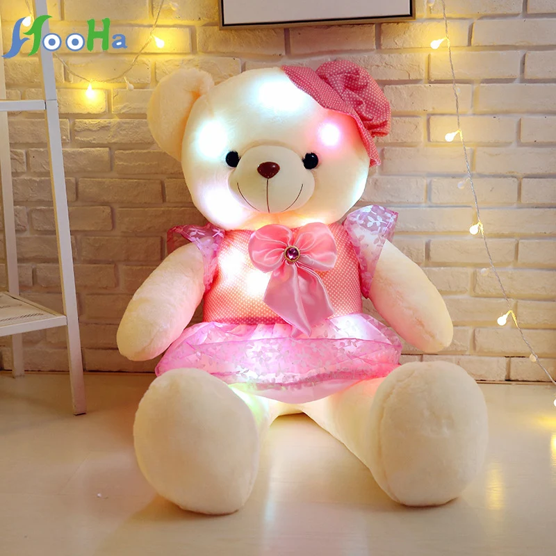 Valentine's Day Present Creative Light Up Led Teddy Bear Stuffed Animals Plush Toy Colorful Glowing Teddy Bear Christmas Gift
Valentine's Day Present Creative Light Up Led Teddy Bear Stuffed Animals Plush Toy Colorful Glowing Teddy Bear Christmas Gift