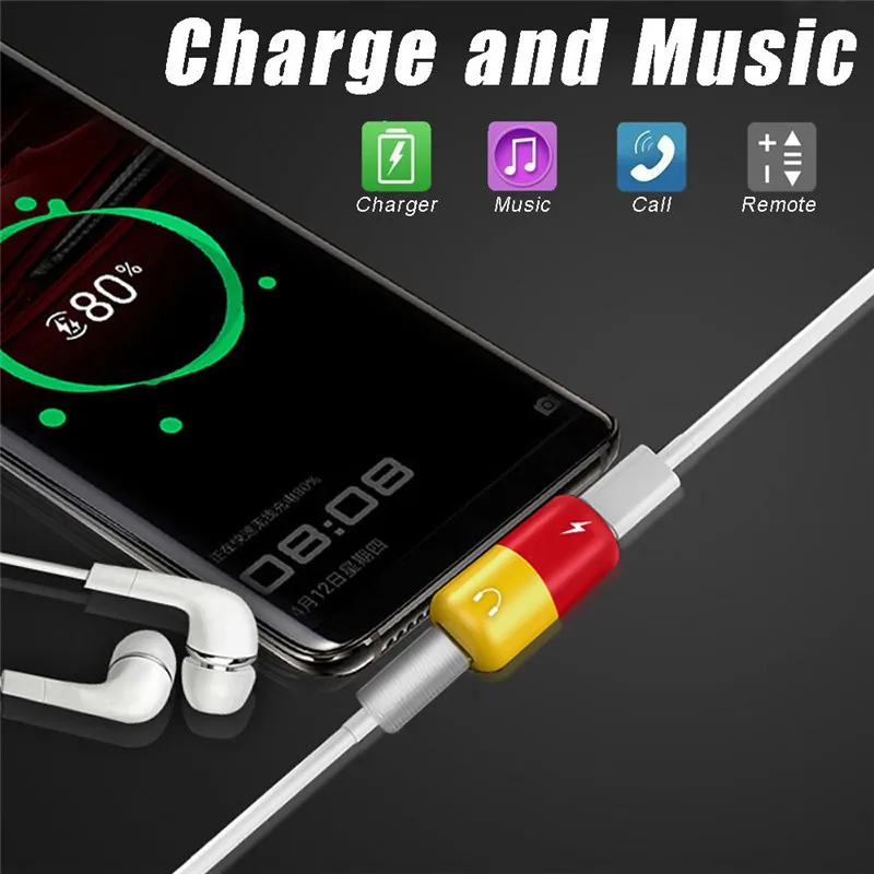 2 in 1 Dual Type C To Type C Earphone Adapter Charger Audio Cable Type-C to 3.5mm Jack Aux Headphone Splitter Charging (L1123)
2 in 1 Dual Type C To Type C Earphone Adapter Charger Audio Cable Type-C to 3.5mm Jack Aux Headphone Splitter Charging (L1123)