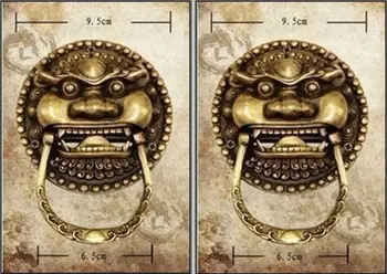 A Pair CHINESE Healing Medicine Chinese Foo Dog Foo Lion Door Knocker 2pcs Garden Decoration
A Pair CHINESE Healing Medicine Chinese Foo Dog Foo Lion Door Knocker 2pcs Garden Decoration