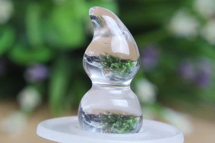 Pure Natural White crystal carved gourd Feng shui furnishing articles decorations Arts and crafts collection Gift
Pure Natural White crystal carved gourd Feng shui furnishing articles decorations Arts and crafts collection Gift