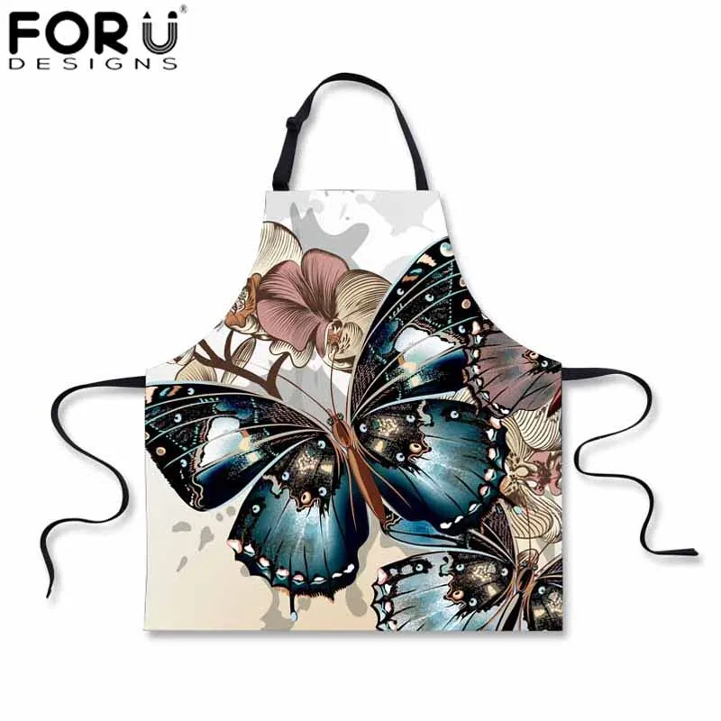 FORUDESIGNS Novetly Butterfly Pattern Kitchen Aprons for Women Funny Oil Painting Print Girls BBQ Coking Apron Fartuch Kuchenny
FORUDESIGNS Novetly Butterfly Pattern Kitchen Aprons for Women Funny Oil Painting Print Girls BBQ Coking Apron Fartuch Kuchenny