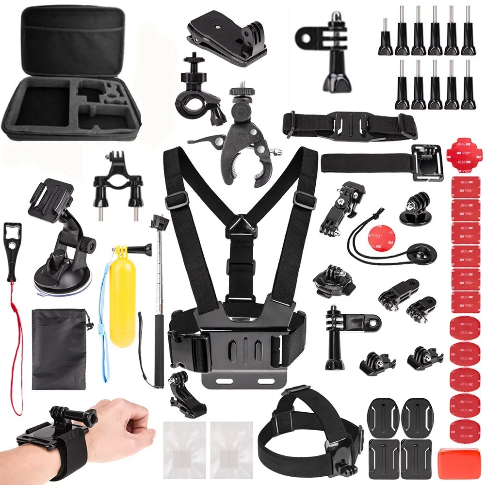 For Gopro Accessories Kit for HD mijia lite HERO6 5 4 3 & for SJ4000/SJ5000//SJ6000/SJCAM Xiao mi Yi 4K/M20 4K+APEMAN
For Gopro Accessories Kit for HD mijia lite HERO6 5 4 3 & for SJ4000/SJ5000//SJ6000/SJCAM Xiao mi Yi 4K/M20 4K+APEMAN