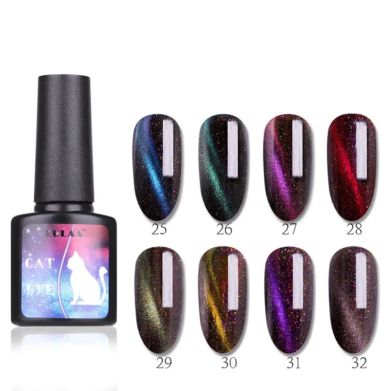 LULAA 3D Cat Eye Nail Gel Shiny Magnetic + Black Base UV Gel Nail Polish Varnish Lacquer Semi-permanent Soak Off Nail Art 8ml
LULAA 3D Cat Eye Nail Gel Shiny Magnetic + Black Base UV Gel Nail Polish Varnish Lacquer Semi-permanent Soak Off Nail Art 8ml
