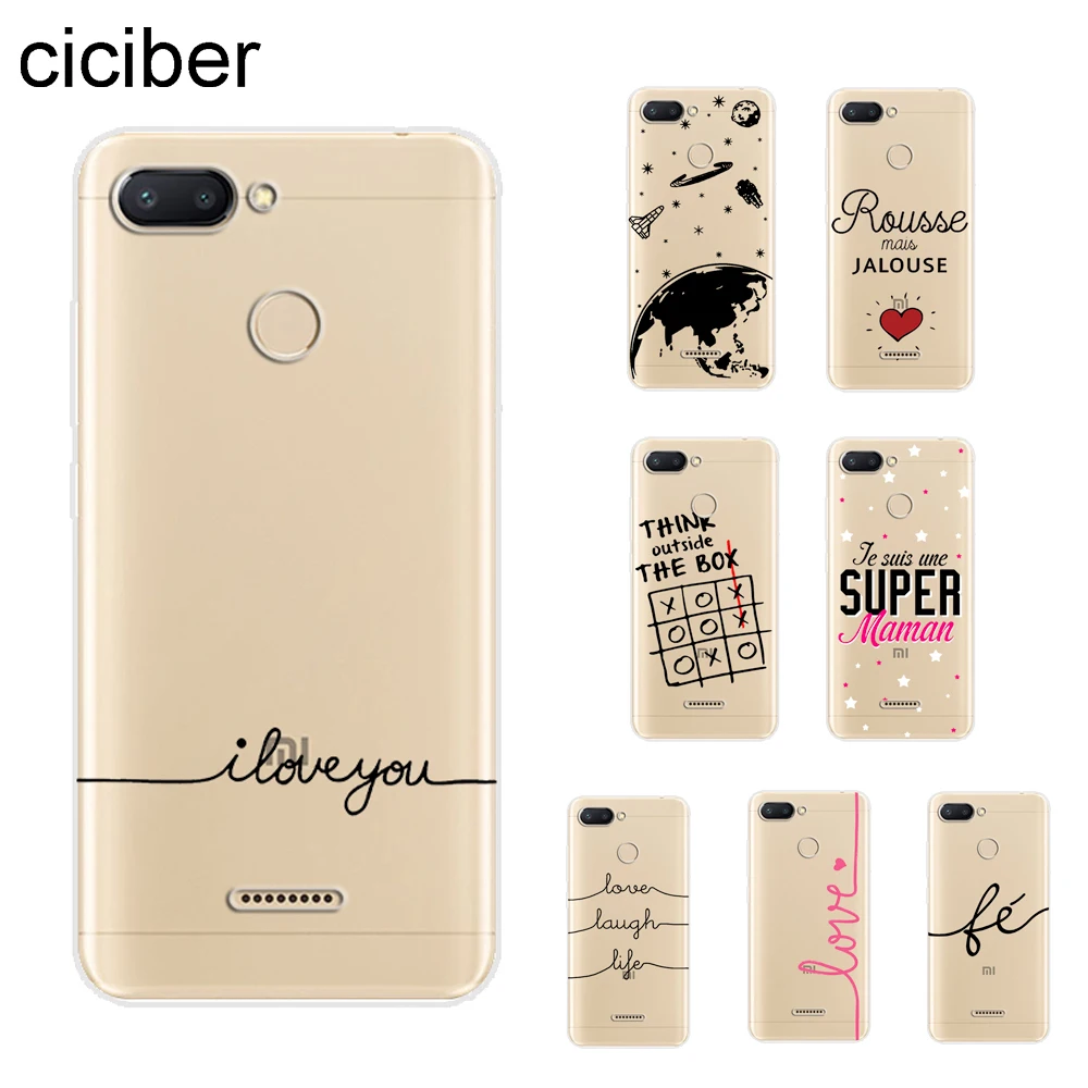 ciciber French Love Amor Cover For Redmi 6 5 4 3 A X 3S Plus Pro Phone Cases For Redmi Note 7 6 5 4 X A Pro Coque Soft TPU Shell
ciciber French Love Amor Cover For Redmi 6 5 4 3 A X 3S Plus Pro Phone Cases For Redmi Note 7 6 5 4 X A Pro Coque Soft TPU Shell
