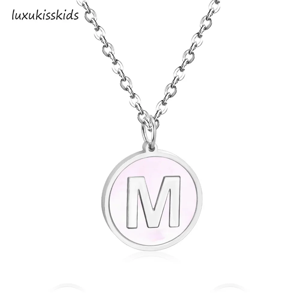 LUXUKISSKIDS New and Hot 316L Stainless Steel Alphabet Pendant Necklace 26 Letters A-Z Choker Necklaces Jewelry
LUXUKISSKIDS New and Hot 316L Stainless Steel Alphabet Pendant Necklace 26 Letters A-Z Choker Necklaces Jewelry