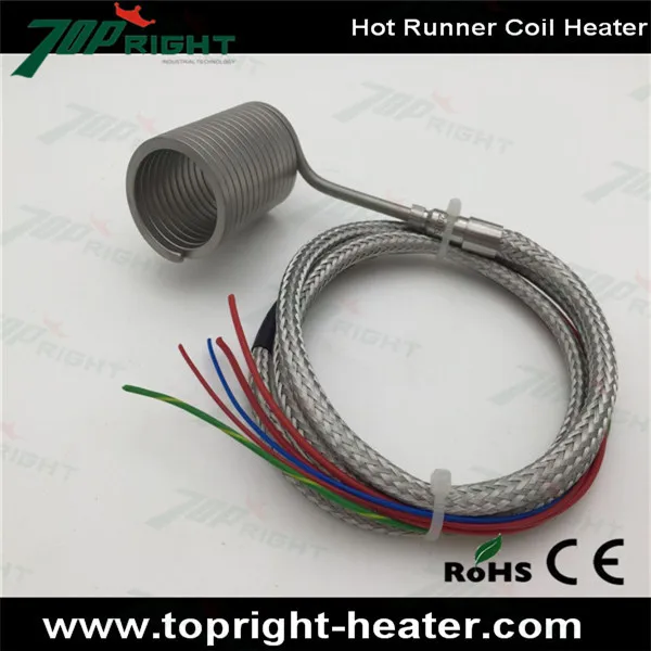 spiral hot runner heater heating element ID16mm L70mm hot runner heater coil 220v
spiral hot runner heater heating element ID16mm L70mm hot runner heater coil 220v