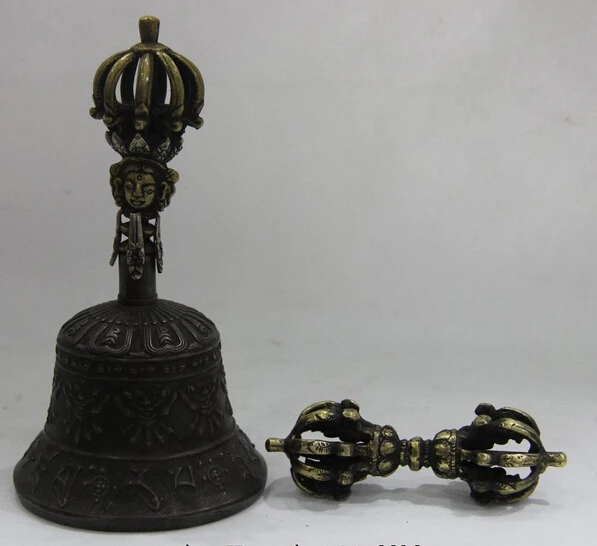 USPS to USA S3223 Tibet Temple Buddhism Pure Copper Bronze Ghanta and Vajra Statue Bell Adder FaQi B0401
USPS to USA S3223 Tibet Temple Buddhism Pure Copper Bronze Ghanta and Vajra Statue Bell Adder FaQi B0401