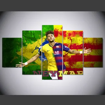 Promotion High Quality 5 panel hd neymar jr brazil print canvas art wall unframed paintings for living room wall picture
Promotion High Quality 5 panel hd neymar jr brazil print canvas art wall unframed paintings for living room wall picture