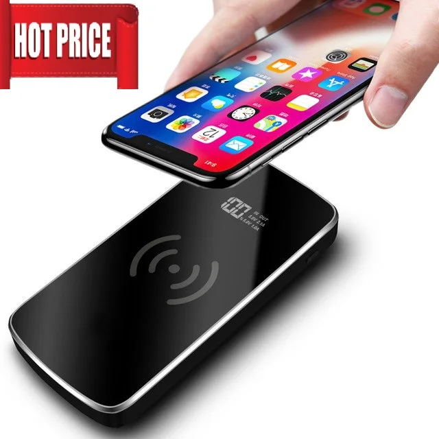 Qi Wireless Charger Power Bank 30000mAh USB Portable Fast Powerbank Charging Pad For iPhone 8 X XS Max XR Samsung S9 S8
Qi Wireless Charger Power Bank 30000mAh USB Portable Fast Powerbank Charging Pad For iPhone 8 X XS Max XR Samsung S9 S8