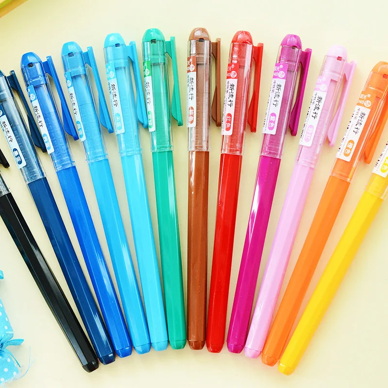 12pcs Stationery Color Neutral Pen AGP62403 Dawn Pen New Popular 0.38 Mm Many Colors Available Black Purple Pink Sky Blue Etc
12pcs Stationery Color Neutral Pen AGP62403 Dawn Pen New Popular 0.38 Mm Many Colors Available Black Purple Pink Sky Blue Etc