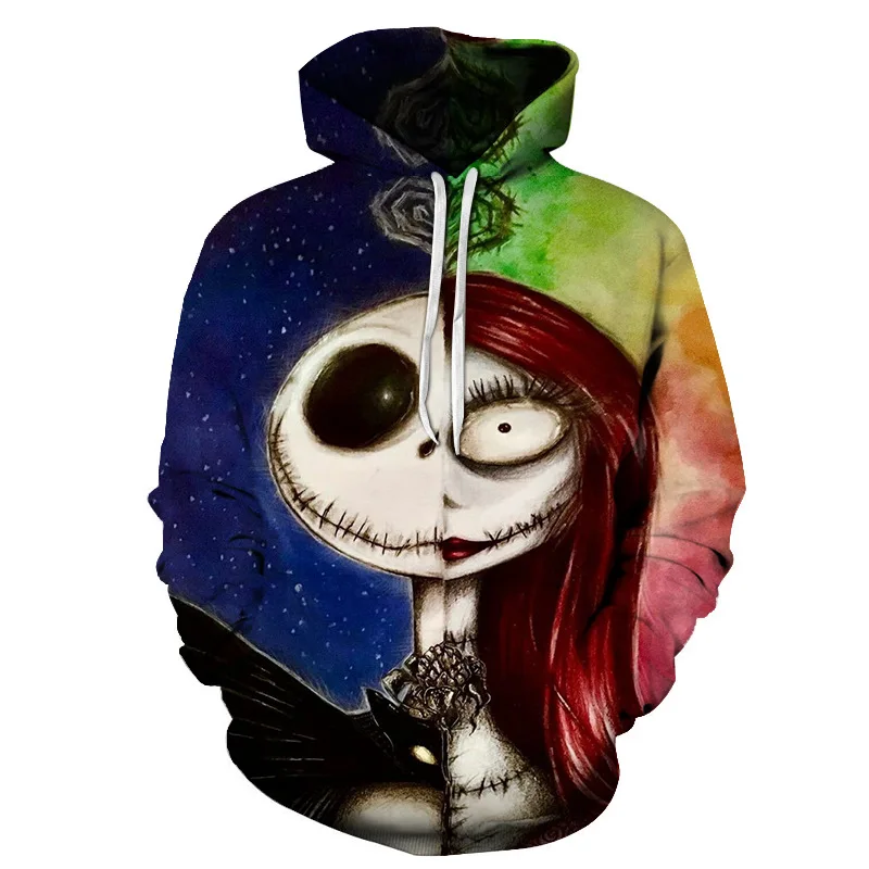 Gothic Cool Halloween Harajuku 3D Print the Night Before Christmas Jack Skull Sweatshirts Long sleeve with hat Hoodies Tracksuit
Gothic Cool Halloween Harajuku 3D Print the Night Before Christmas Jack Skull Sweatshirts Long sleeve with hat Hoodies Tracksuit