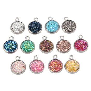 10pcs Stainless Steel Resin Druzy Bezel Pendant Trays Round Cabochon Settings Trays Charms Findings for Jewelry Making
10pcs Stainless Steel Resin Druzy Bezel Pendant Trays Round Cabochon Settings Trays Charms Findings for Jewelry Making
