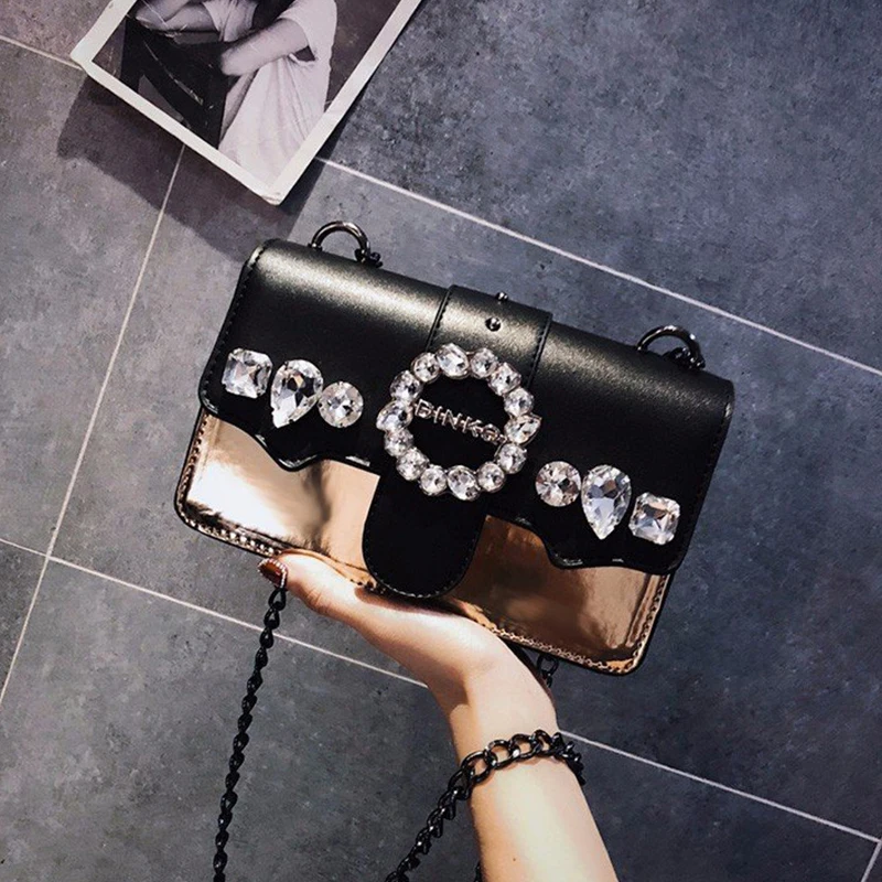 2018 New Women Bag Fashion Solid Color Diamond Diagonal Small Square Bag Women Messenger Bags Women's Pouch Evening Party Packag
2018 New Women Bag Fashion Solid Color Diamond Diagonal Small Square Bag Women Messenger Bags Women's Pouch Evening Party Packag