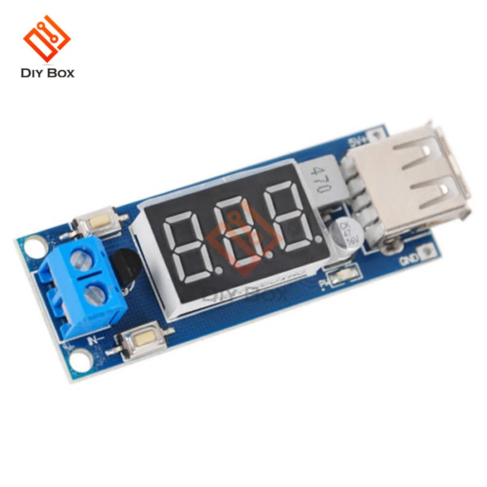DC 4.5-40V To 5V 2A USB Charger LED Step-down Buck Converter Voltmeter Module Low Power Automatic Protection Hot Sale!
DC 4.5-40V To 5V 2A USB Charger LED Step-down Buck Converter Voltmeter Module Low Power Automatic Protection Hot Sale!