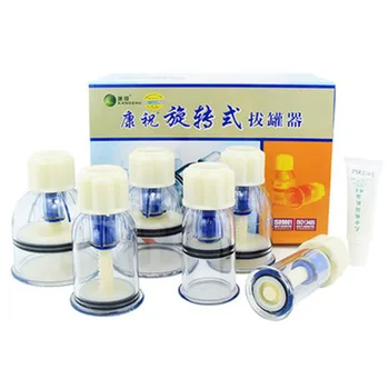 massage F6 type rotary spiral vacuum cupping device 6 cans hand twist acupuncture massage cupping free shipping
massage F6 type rotary spiral vacuum cupping device 6 cans hand twist acupuncture massage cupping free shipping