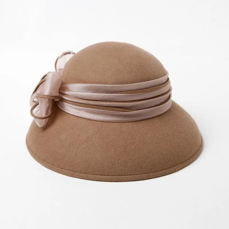 Vintage Fedoras Hat Wool Felt Women Autumn Winter Banquet Fedora Cap Lady Warm British Retro Bowknot Elegant Female Hats H7099
Vintage Fedoras Hat Wool Felt Women Autumn Winter Banquet Fedora Cap Lady Warm British Retro Bowknot Elegant Female Hats H7099