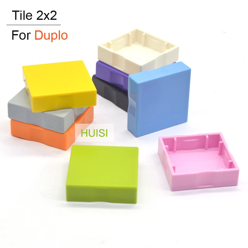 DUPLO Compatible Blocks Plastic Building Toys Bricks Parts Tile 2x2 Boys Girls Construction DIY Toys For Children Christmas Gift
DUPLO Compatible Blocks Plastic Building Toys Bricks Parts Tile 2x2 Boys Girls Construction DIY Toys For Children Christmas Gift
