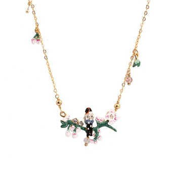 2018 New Handmade Romantic Sakura Bird Necklace Clavicle Chain Long Chain Summer Women's Jewelry Accessories Valentine's Day gif
2018 New Handmade Romantic Sakura Bird Necklace Clavicle Chain Long Chain Summer Women's Jewelry Accessories Valentine's Day gif