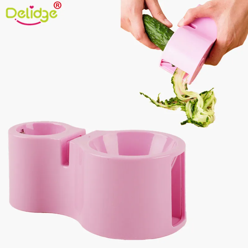 Delidge 1 pc 2 in 1 Vegetable Spiralizer Vegetable Grater With Knife Sharpener Spiral Carrot Slicer Twister Vegetable Cutter
Delidge 1 pc 2 in 1 Vegetable Spiralizer Vegetable Grater With Knife Sharpener Spiral Carrot Slicer Twister Vegetable Cutter