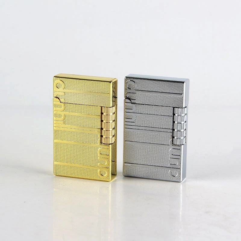 Cigarette accessories Butane gas lighter Thin square shape Side ignition Steel sound Wheel lighter DK-809
Cigarette accessories Butane gas lighter Thin square shape Side ignition Steel sound Wheel lighter DK-809