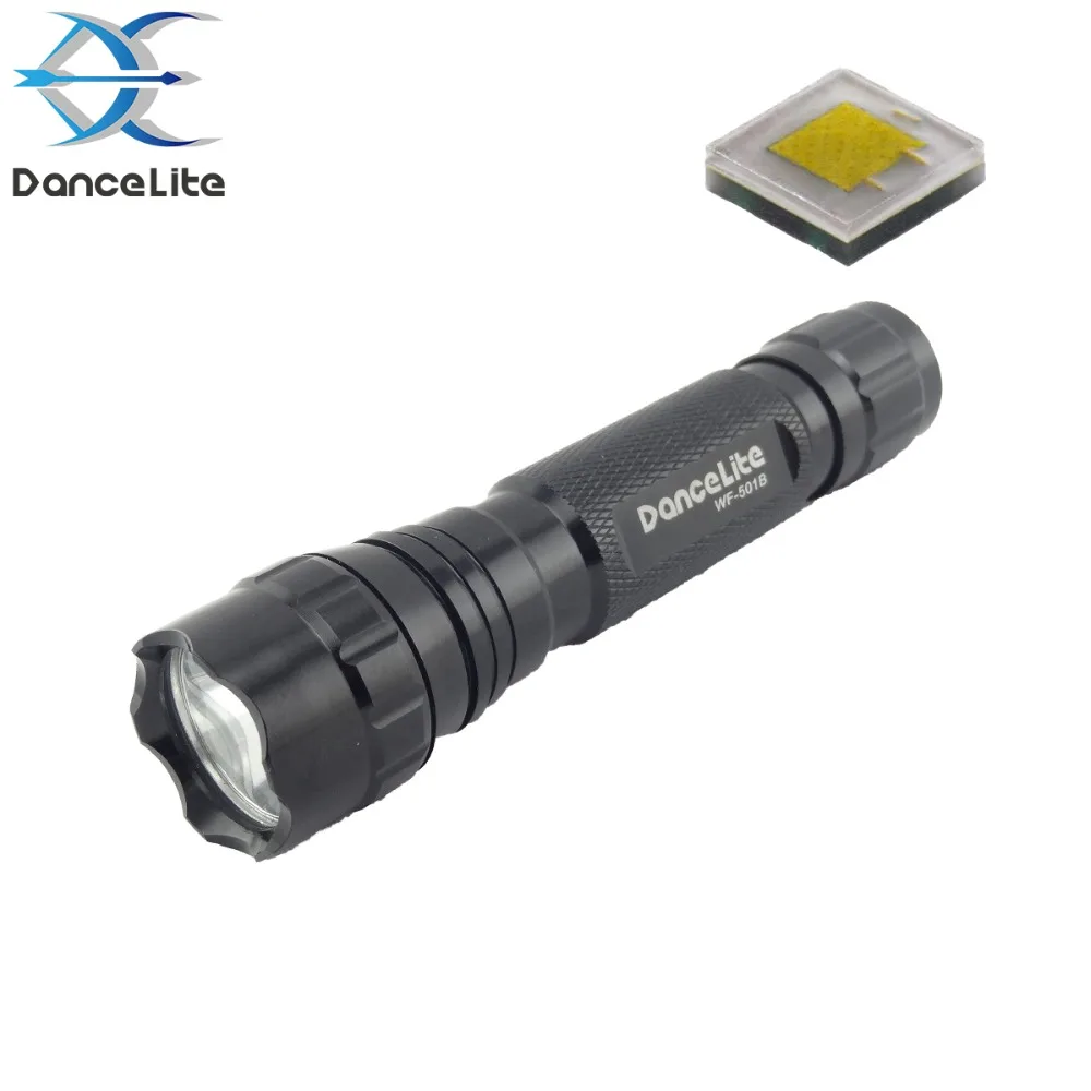 Free Shipping + DanceLite 501B XP-L Hi V3 10W Powerful White Light LED Flashlight Lamp For Hunting Camping (OP/SMO)
Free Shipping + DanceLite 501B XP-L Hi V3 10W Powerful White Light LED Flashlight Lamp For Hunting Camping (OP/SMO)