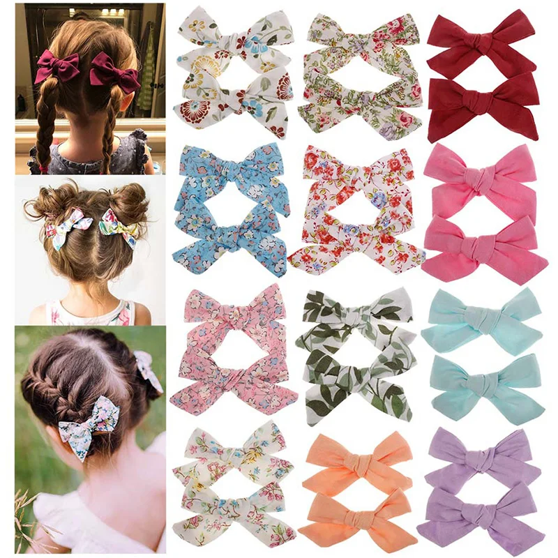 Cotton Girls Print Bow BB Hair Clips Baby Bohemian Style Cute Flower Children Lovely 1Pair 14 Colors Hairpins Hair Clips
Cotton Girls Print Bow BB Hair Clips Baby Bohemian Style Cute Flower Children Lovely 1Pair 14 Colors Hairpins Hair Clips