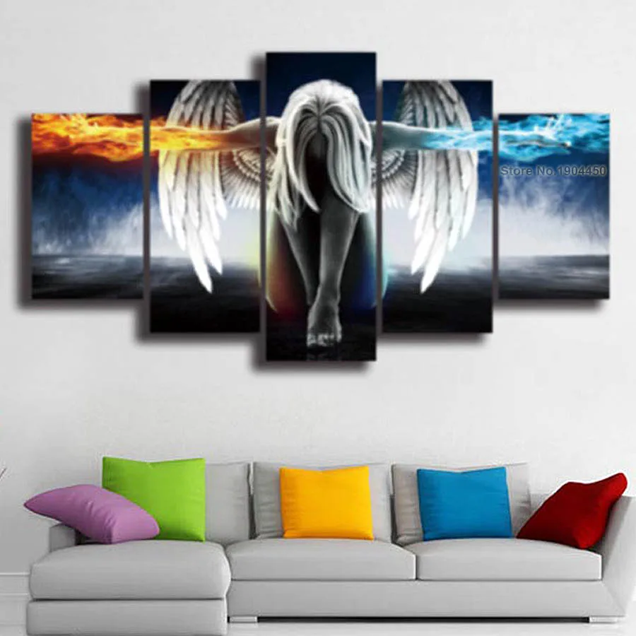 5 Panel Canvas Art Painting Angel Wings Sexy Girl Modular Picture HD Prints for Wall Home Decor Living Room Decorate Bedroom
5 Panel Canvas Art Painting Angel Wings Sexy Girl Modular Picture HD Prints for Wall Home Decor Living Room Decorate Bedroom