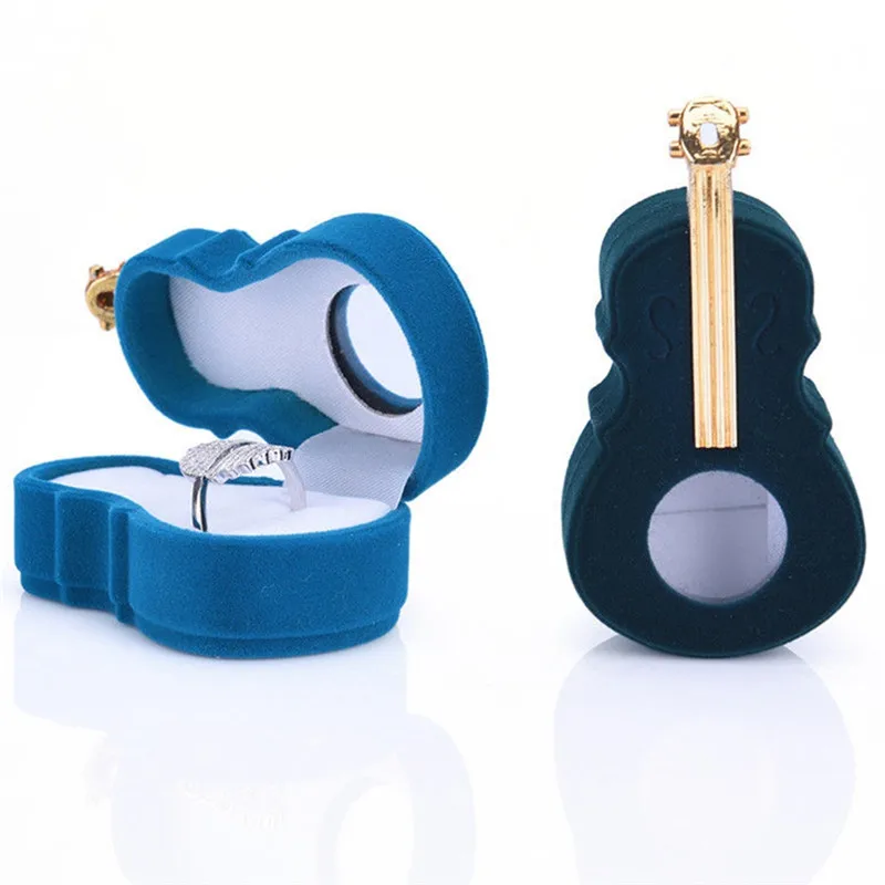 PINKSEE Creative Carring Storage Boxes Velvet Violin Shape Ring Jewelry Box Earring Case Gift for Women Jewelry Package
PINKSEE Creative Carring Storage Boxes Velvet Violin Shape Ring Jewelry Box Earring Case Gift for Women Jewelry Package