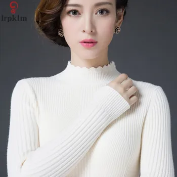 Autumn Winter Thick Cashmere Sweater Womens Sweaters 2019 Winter Slim-Fit Pullover Knit Bottoming Shirt Sweater Women Standing
Autumn Winter Thick Cashmere Sweater Womens Sweaters 2019 Winter Slim-Fit Pullover Knit Bottoming Shirt Sweater Women Standing