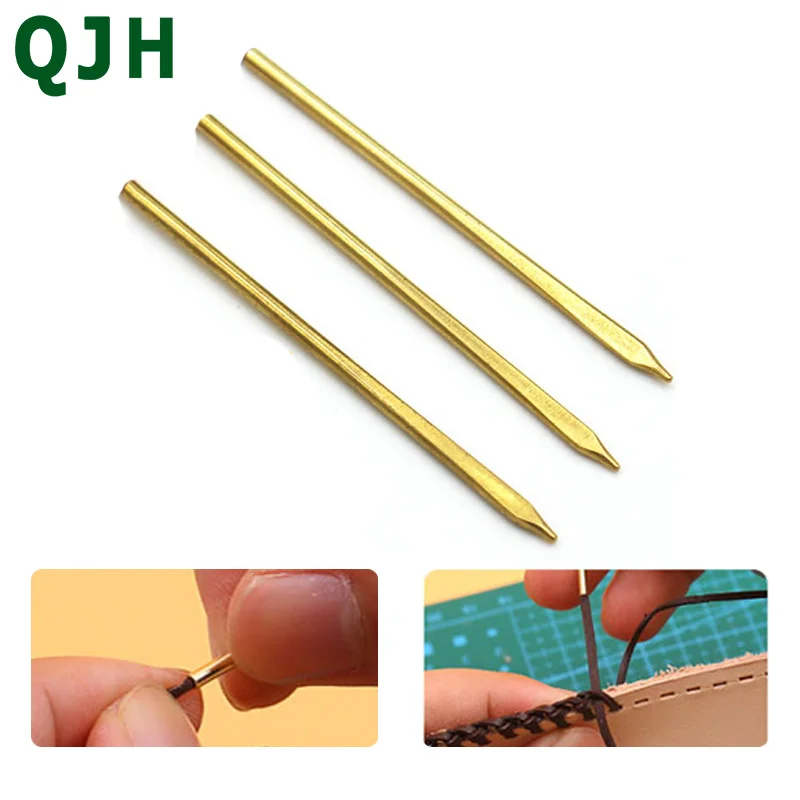 New 1pcs DIY leather sewing craft tool leather knitting needle 2mm Round hole leather rope lace needle
New 1pcs DIY leather sewing craft tool leather knitting needle 2mm Round hole leather rope lace needle