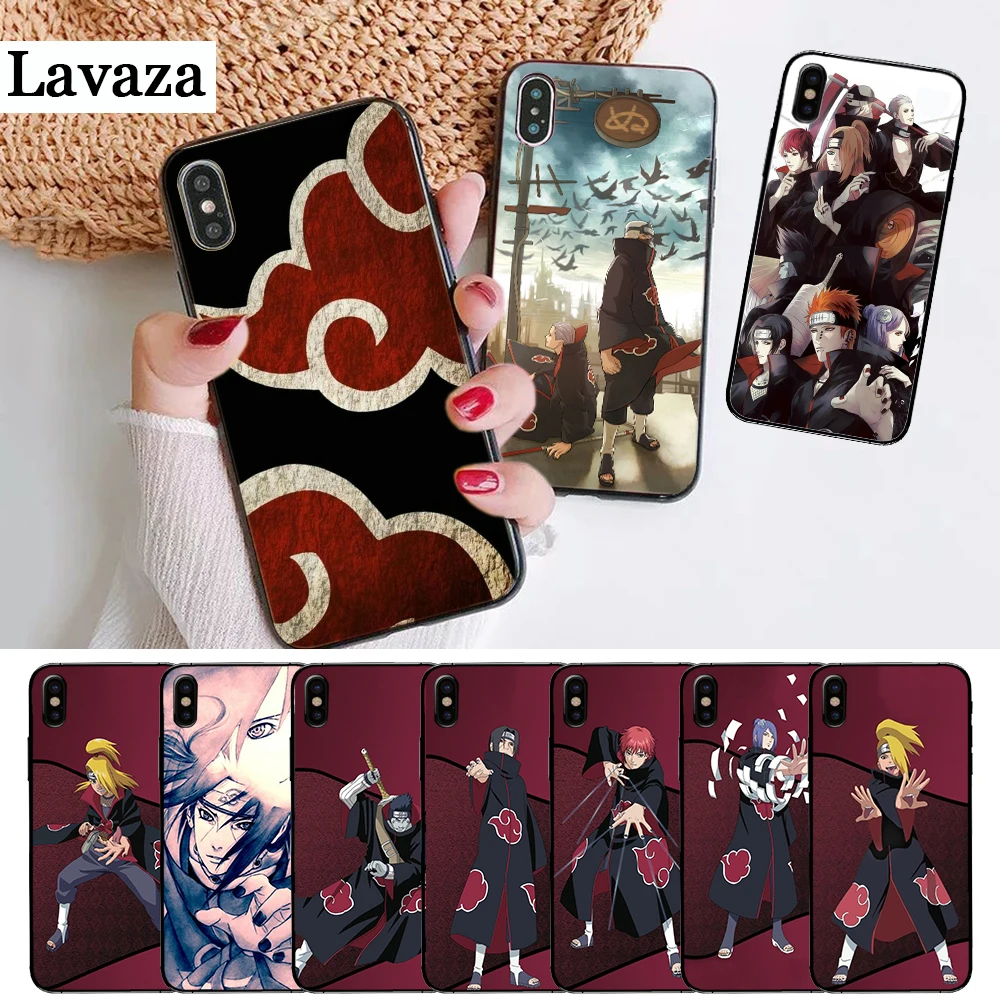 Умный силиконовый чехол Naruto AKATSUKI для iPhone 5 5S 6 6S Plus 7 8 11 Pro X XS Max XR|Бамперы| |