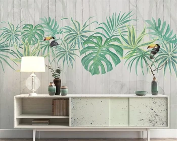 Beibehang Customize large size 3d wallpaper HD modern style white wood plank green bird background wall 3d wallpaper tapety
Beibehang Customize large size 3d wallpaper HD modern style white wood plank green bird background wall 3d wallpaper tapety